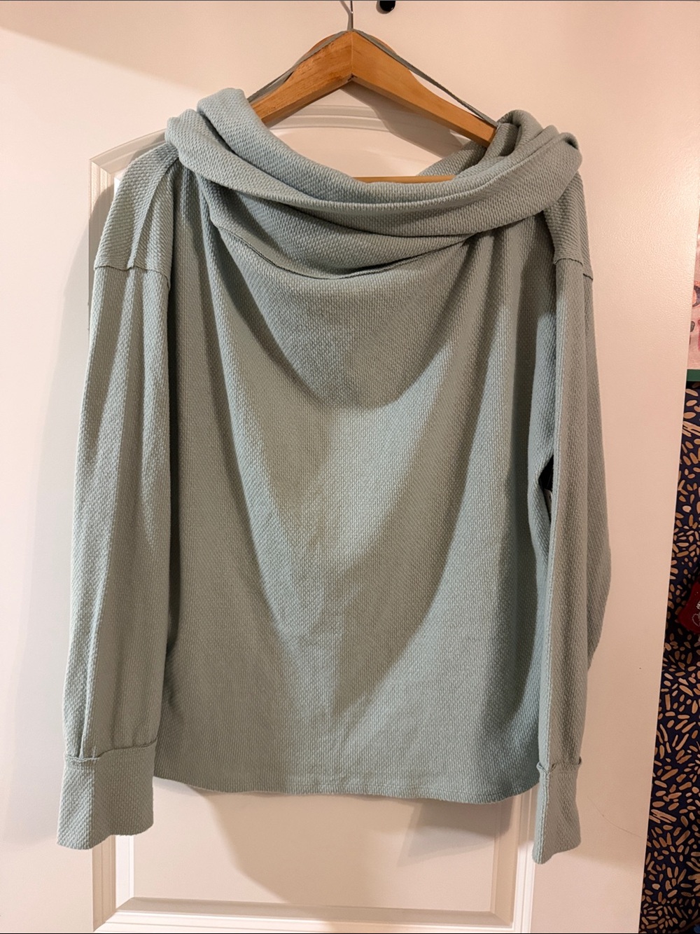 Free People Thermal Cowl Neck Sweater | XL